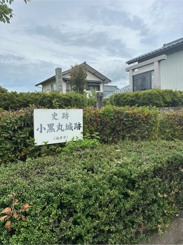 福井県福井市黒丸町 小黒丸城の写真3