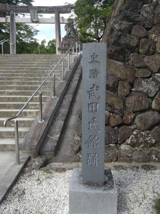 躑躅ヶ崎館の登城記録(タケローさん)