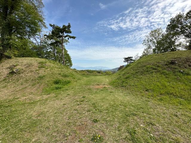 山梨県韮崎市中田町中條字城山 新府城の写真9