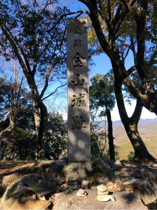 美濃金山城の登城記録(名古屋 山三郎さん)