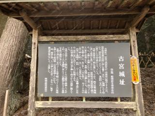 古宮城の登城記録(名古屋 山三郎さん)