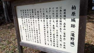 伊賀柏原城の登城記録(ニャン川さん)