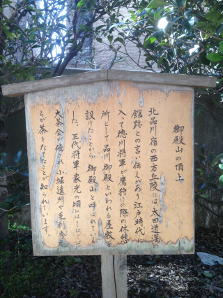 御殿山城（品川御殿）の登城記録(dougenさん)