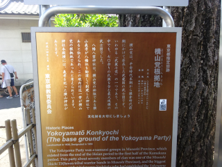 横山党館の登城記録(dougenさん)