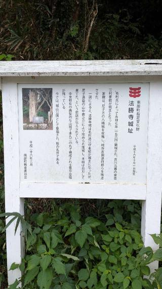 法勝寺城の登城記録(ニャン川さん)