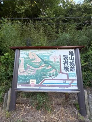 亀山城の登城記録(フッキーさん)