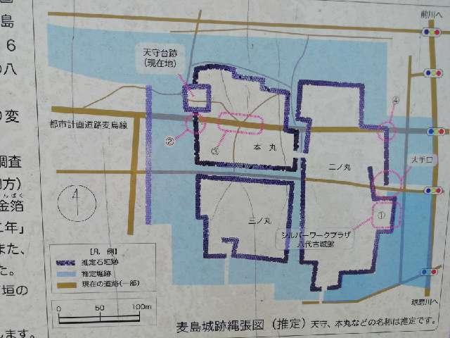 熊本県八代市古城町２１１２ 麦島城の写真4