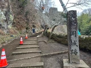 岡城の登城記録(名古屋 山三郎さん)