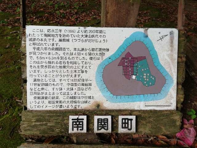 熊本県玉名郡南関町関東 大津山城の写真2