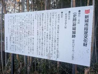 新城城（新城陣屋）の登城記録(千　百万さん)