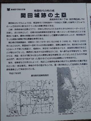 開田城の登城記録(気分は上昇さん)