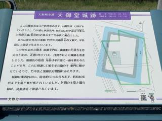 大御堂城の登城記録(くーさん)