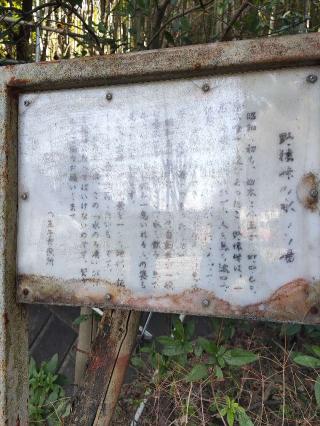 野猿峠塁の登城記録(マリリさん)