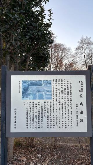 花崎城（花崎遺跡）の登城記録(みねさん)