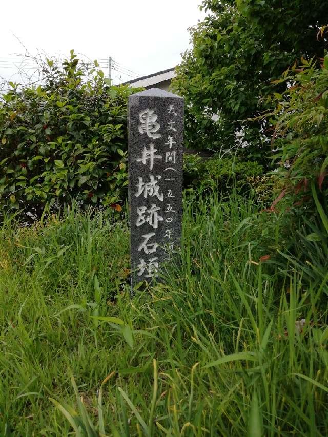 亀井城の写真1
