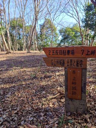 上峠城の登城記録(マリリさん)