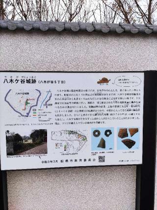 八木ケ谷城の登城記録(マリリさん)